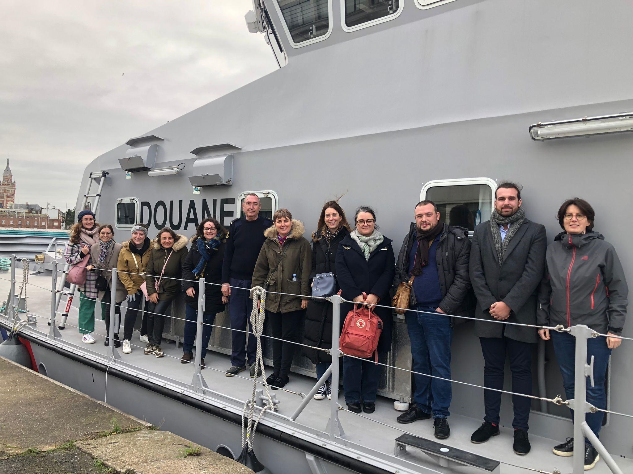 Sortie au port de Dunkerque avec l’École nationale des douanes 