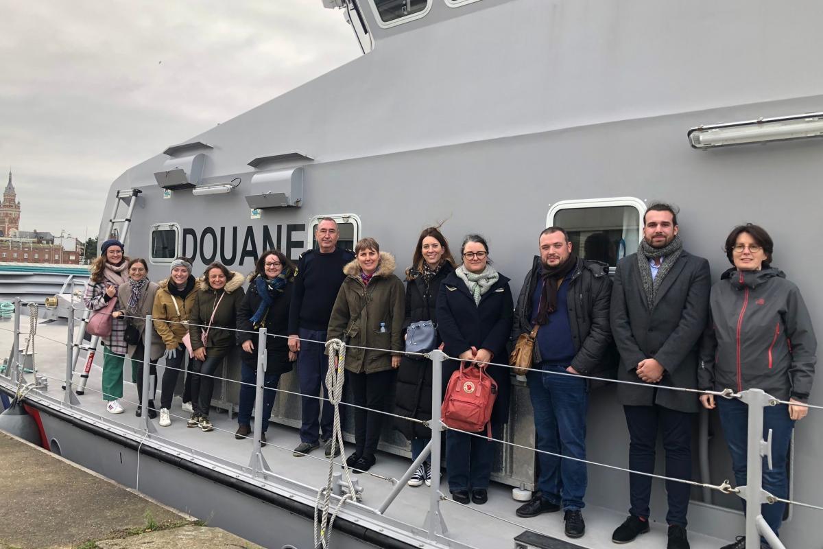 Sortie au port de Dunkerque avec l’École nationale des douanes 